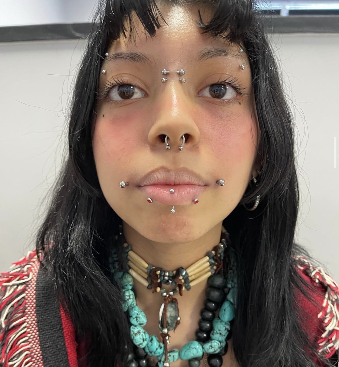 Full face setup with bridge and eyebrow